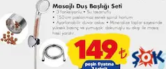 MASAJLI DUŞ BAŞLIĞI SETİ